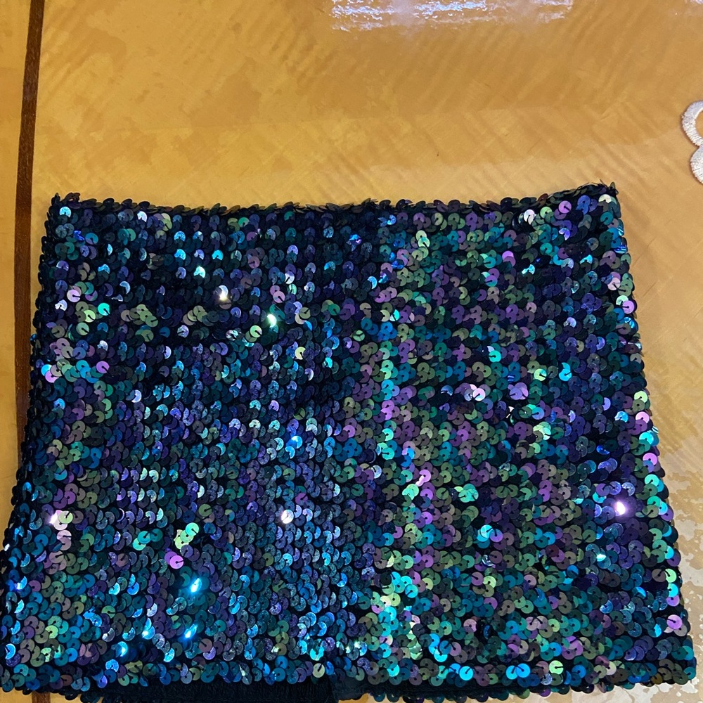 Sequin tube top size large